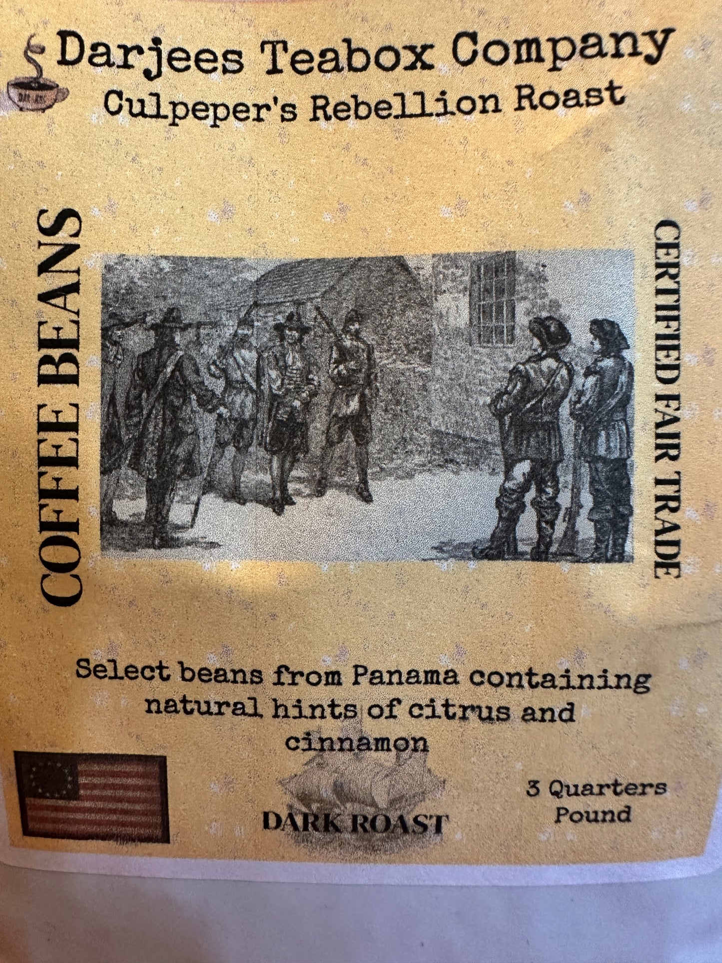 Culpeper's Rebellion Roast Coffee (whole bean)